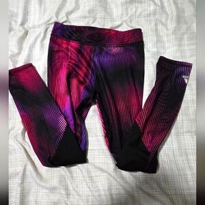 Kids' Purple and Black Leggings